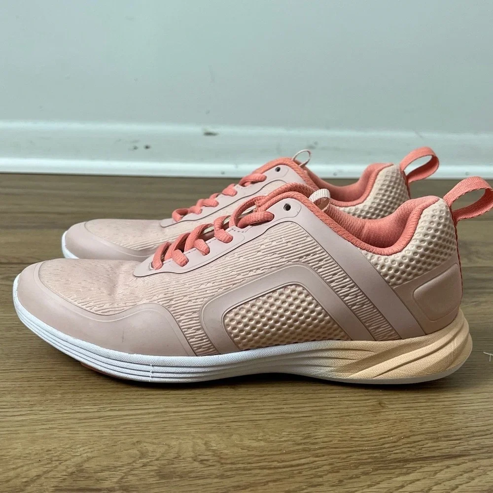 Vionic Pink Jojo Ombre Mesh LaceUp l Athletic Sneakers Size US 6.5 - Picture 4 of 9
